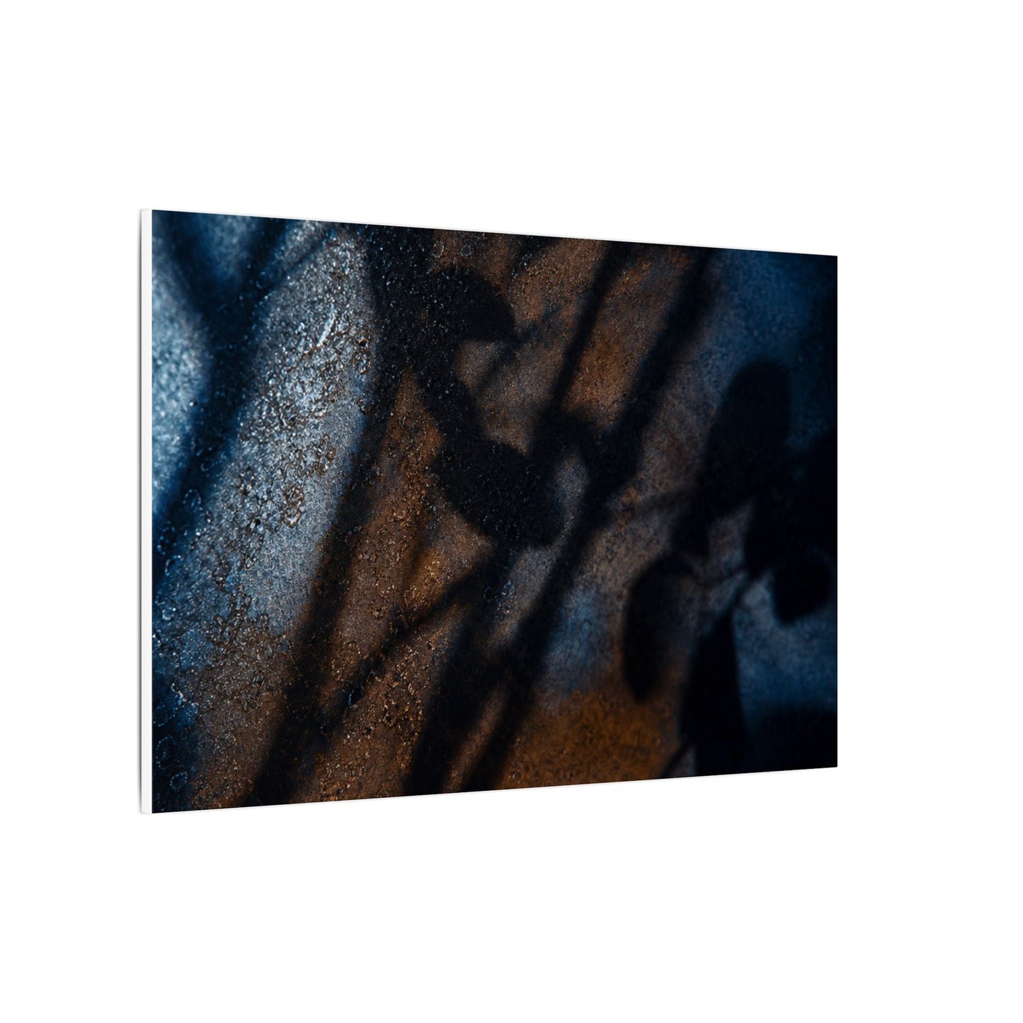 Moonlight Shadow Play Canvas Art - Dark Japandi Ma