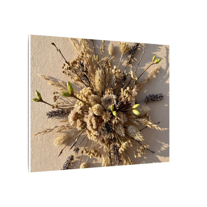Dried Flowers Spring Canvas Art | Japandi Earthy Design