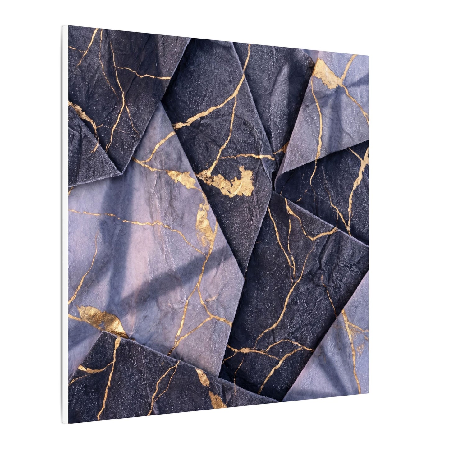 Seijaku Paper Fold Canvas Art - Kintsugi Gold Vein