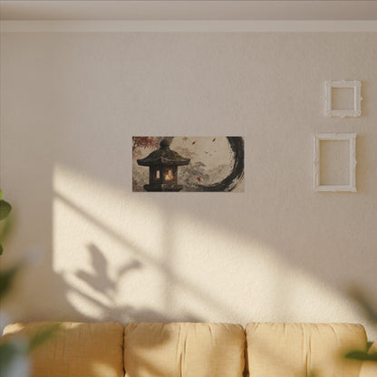 Ma Stone Lantern Canvas Art - Zen Enso