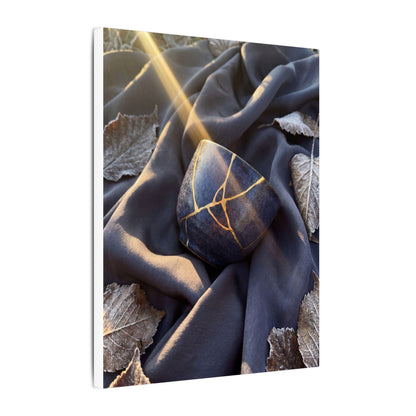 Winter Silk Drape Gold Repair Canvas Art | Artful Decor
