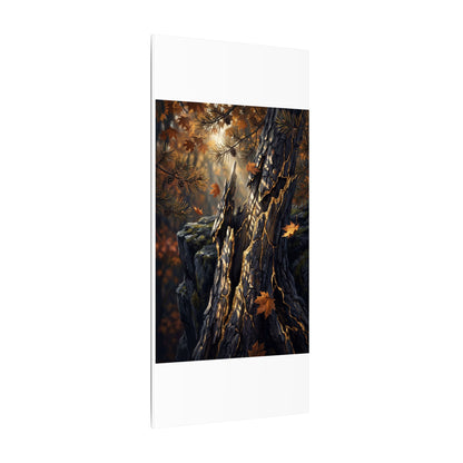 Pine Tree Autumn Canvas Art | Kintsugi Beautiful Design