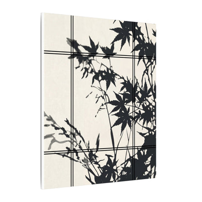 Shoji Screen Canvas Art | Summer Japandi Minimal Line Art