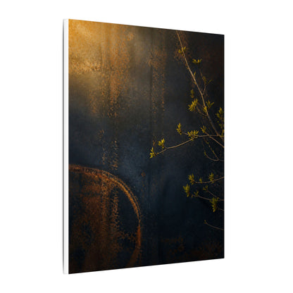 Spring Rust Patina Dark Texture Canvas Art | Moody Decor