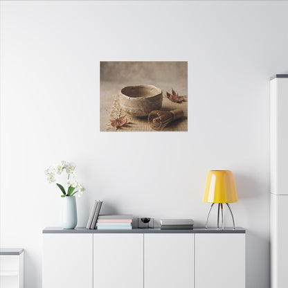 Ma Tea Ceremony Canvas Art - Japandi Texture