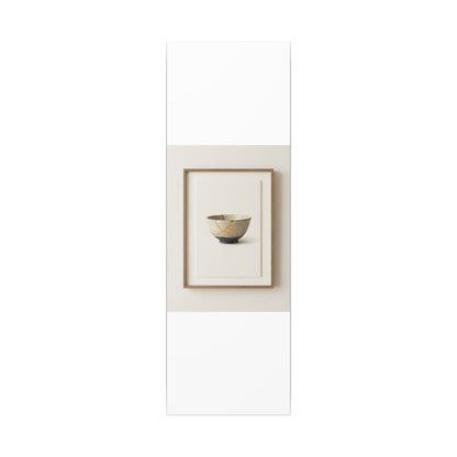 Kintsugi Charcoal Canvas Art