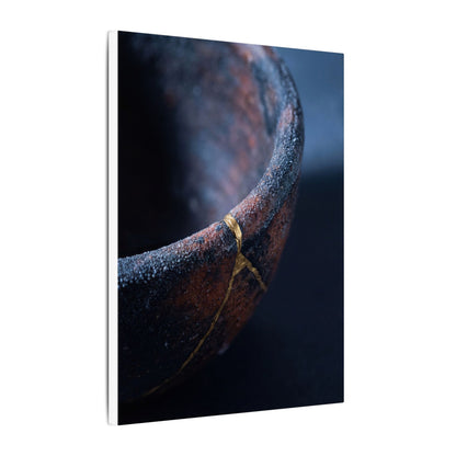 Artful Ceramic Bowl Canvas Art - Broken Beauty Kintsugi