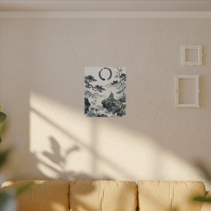 Zen Sumi-e Canvas Art