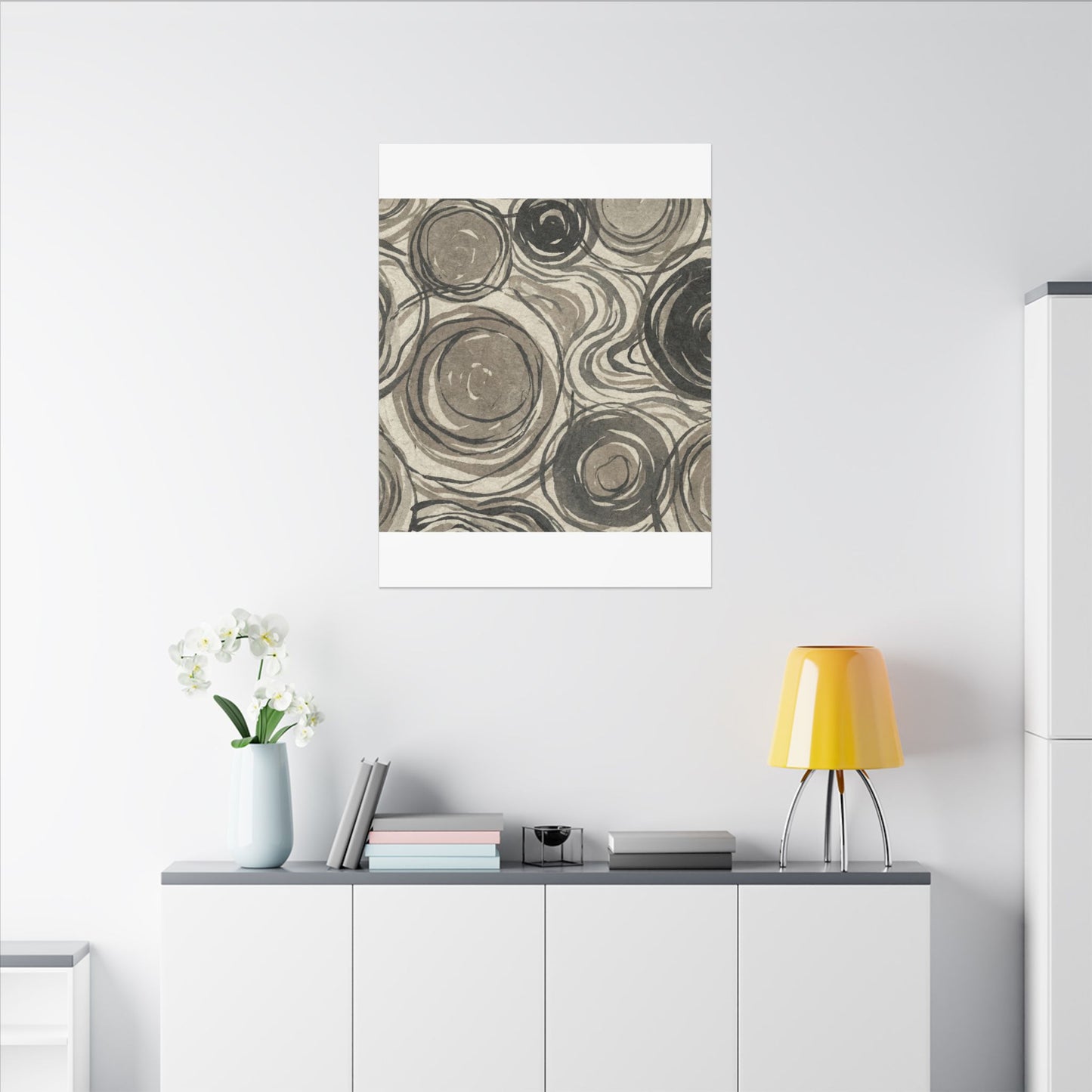 Wabi-sabi Pattern Japandi Japanese Pattern Canvas Art