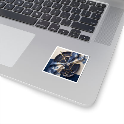 Spring Paper Fold Gold Repair Sticker | Resilient Decor