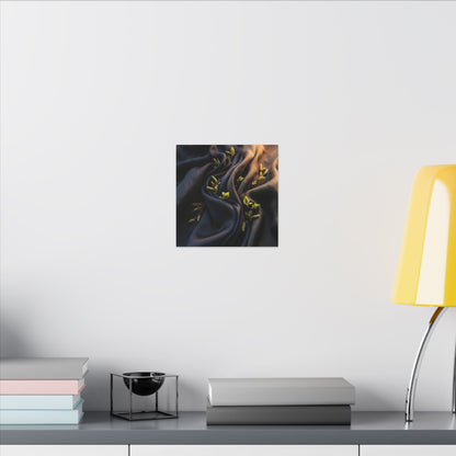 Spring Silk Drape Moody Minimal Canvas Art | Luxurious Decor