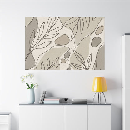Japandi Minimal Line Canvas Art