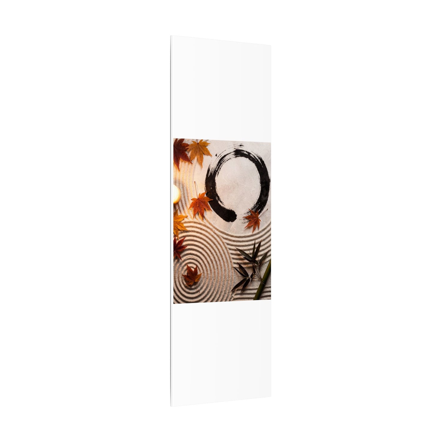Tranquil Rock Garden Canvas Art - Enso Zen