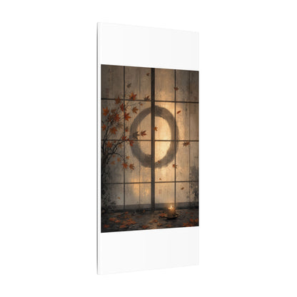 Shoji Screen Texture Canvas Art | Earthy Japandi Art
