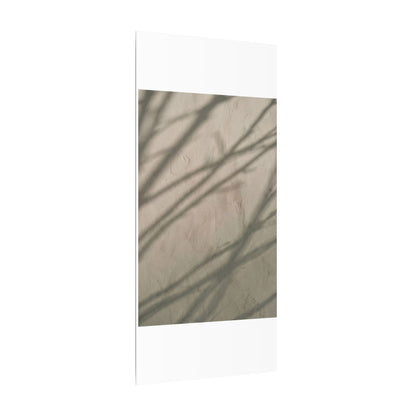 Shadow Play Japanese Pattern Canvas Art | Warm Japandi Art