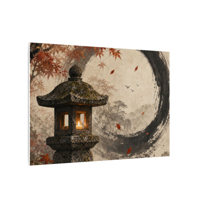 Ma Stone Lantern Canvas Art - Zen Enso