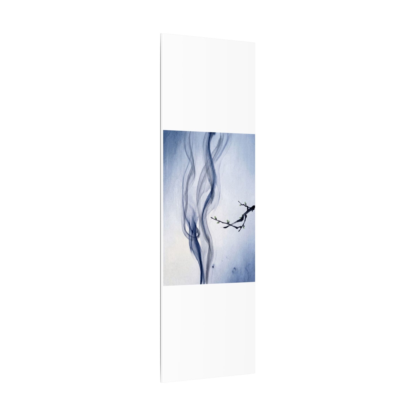 Incense Smoke Spring Canvas Art | Zen Tranquil Design