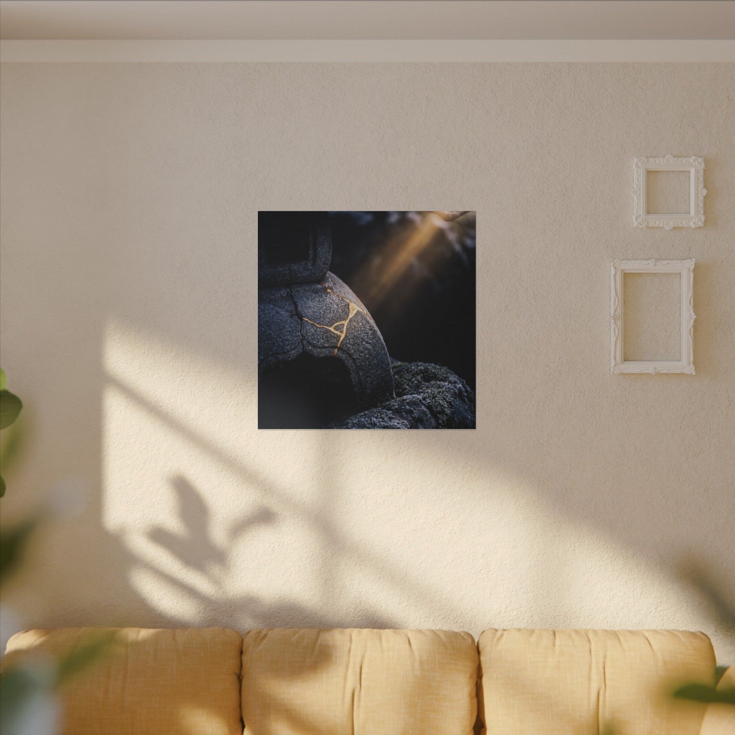 Ma Moonlit Garden Canvas Art - Kintsugi Broken Beauty