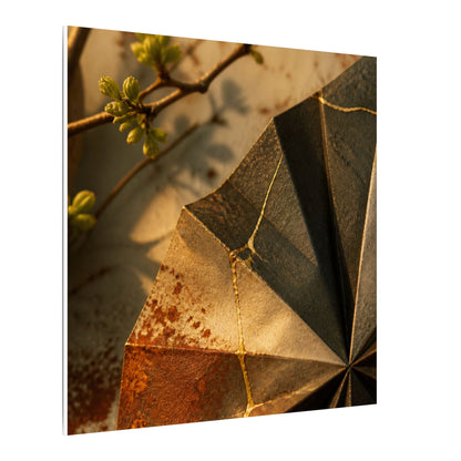Ma Paper Fold Canvas Art - Kintsugi Broken Beauty