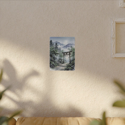Moonlight Torii Gate Canvas Art - Zen Fukinsei