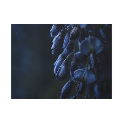 Winter Wisteria Shadow Zen Canvas Art | Atmospheric Decor