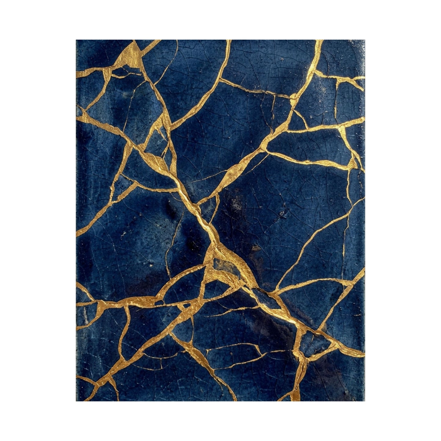 Kintsugi Crackle Wall Art Print