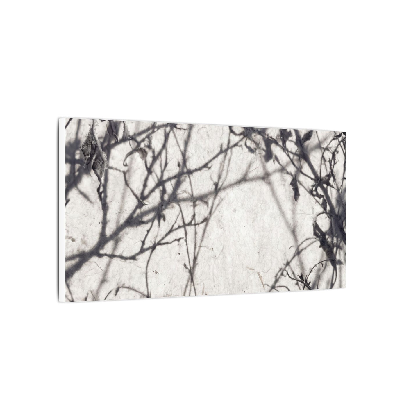 Winter Shadow Play Japanese Pattern Canvas Art | Elegant Decor