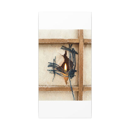 Winter Shoji Screen Broken Beauty Canvas Art | Resilient Decor