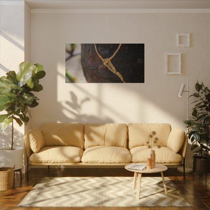 Dawn Tea Ceremony Canvas Art - Kintsugi Mono No Aware