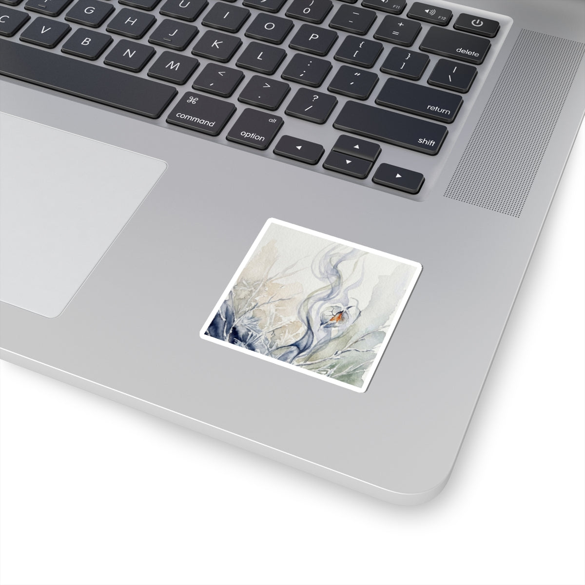 Datsuzoku Incense Smoke Sticker - Japandi Watercolor