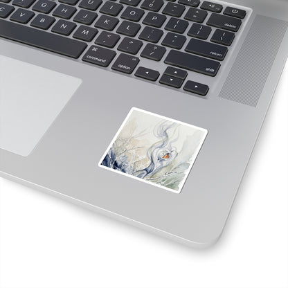 Datsuzoku Incense Smoke Sticker - Japandi Watercolor