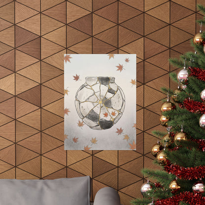 Dawn Broken Pottery Wall Art Print - Japandi Datsuzoku