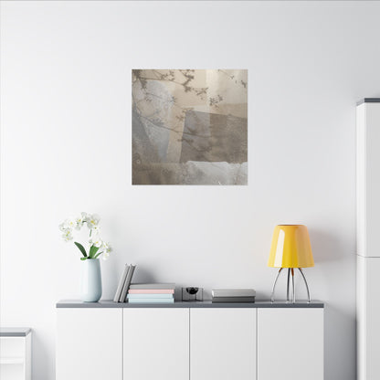 Neutral Shadow Play Canvas Art - Texture Japandi