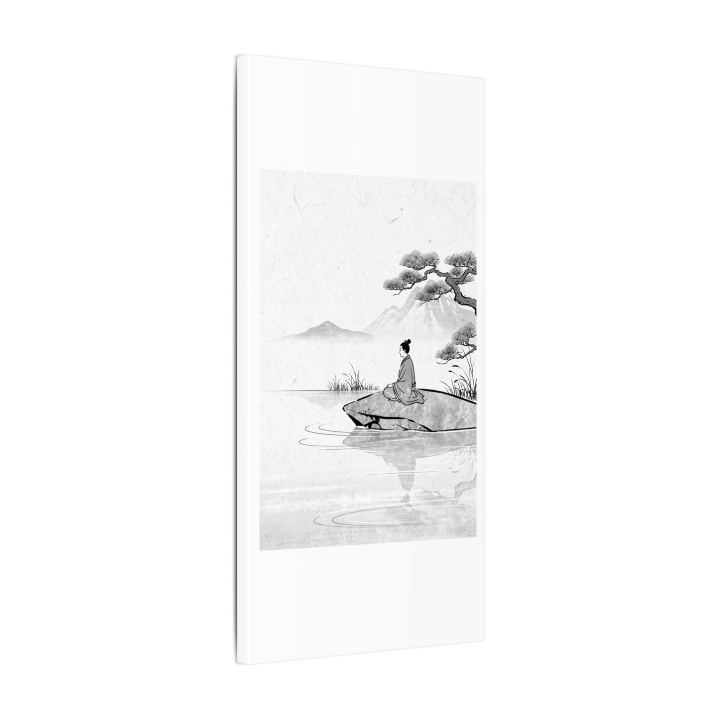 Meditation Harmonious Zen Ukiyo-e Canvas Art