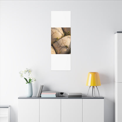 Spring Broken Pottery Gold Vein Canvas Art | Beautiful Decor