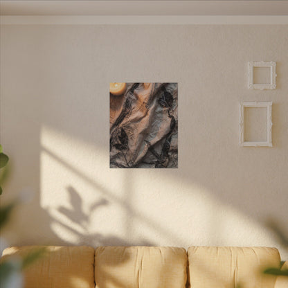 Candlelight Silk Drape Canvas Art - Japandi Mono No Aware