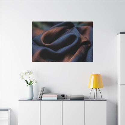 Summer Silk Drape Shadow Zen Canvas Art | Sophisticated Decor