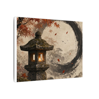 Ma Stone Lantern Canvas Art - Zen Enso