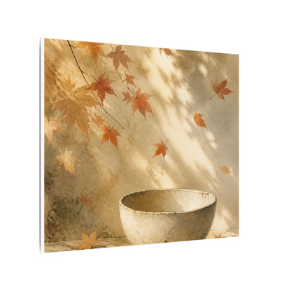 Japandi Ceramic Bowl in Dappled | Watercolor Canvas Art