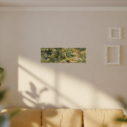 Datsuzoku Stone Lantern Canvas Art - Japandi Watercolor