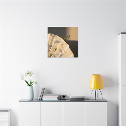 Paper Fold Gold Vein Canvas Art | Healing Kintsugi Art