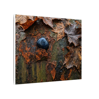 Datsuzoku Rust Patina Canvas Art - Dark Japandi Moody Minimal