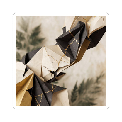 Paper Fold Broken Beauty Sticker | Artful Kintsugi Art