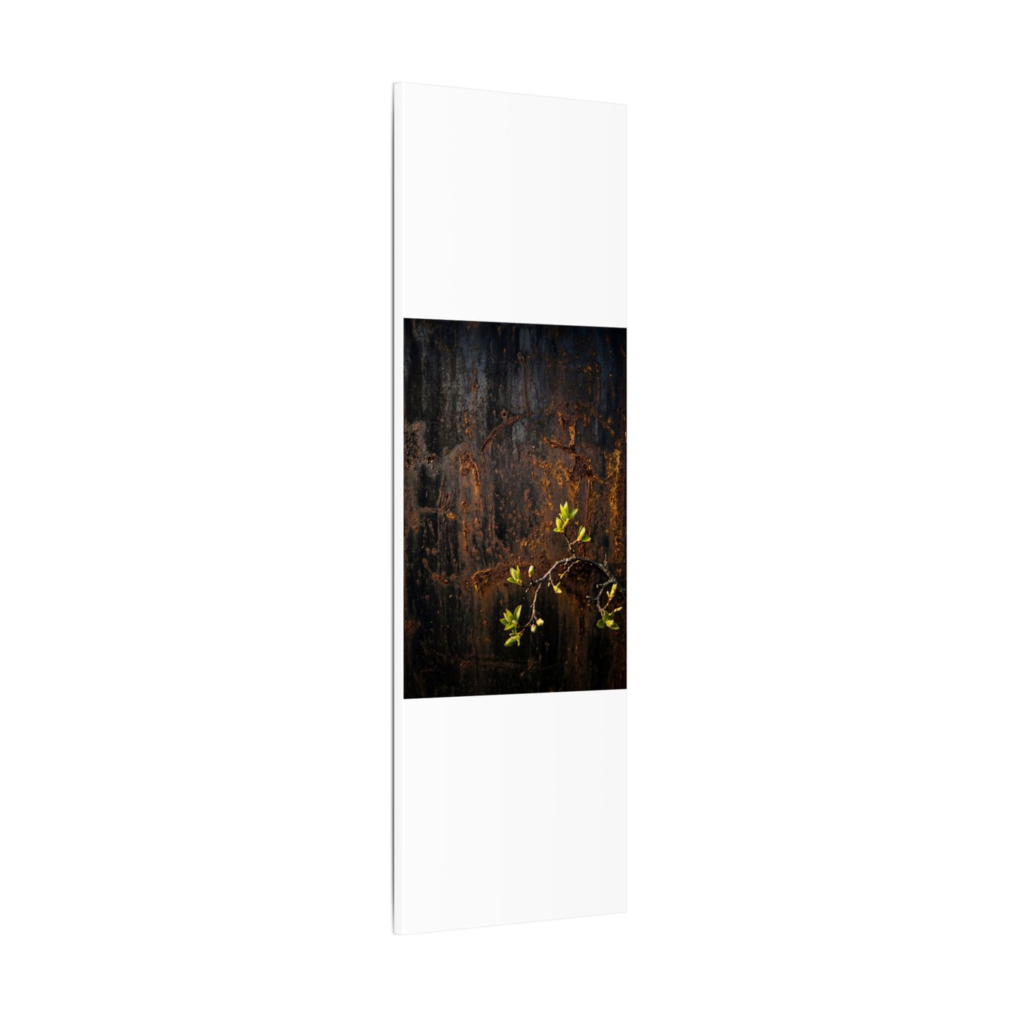 Golden Hour Rust Patina Canvas Art - Dark Japandi Fukinsei