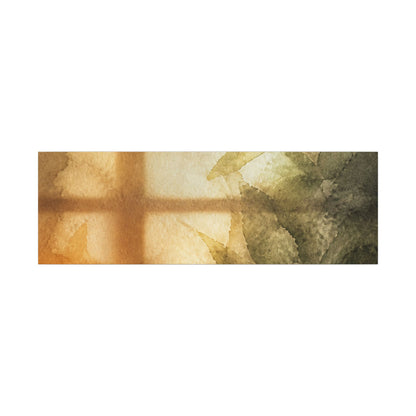 Cozy Shoji Screen Canvas Art - Watercolor Japandi