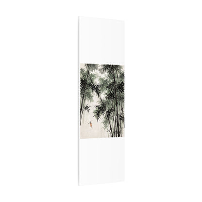 Zen Bamboo Grove in Overcast | Sumi E Canvas Art