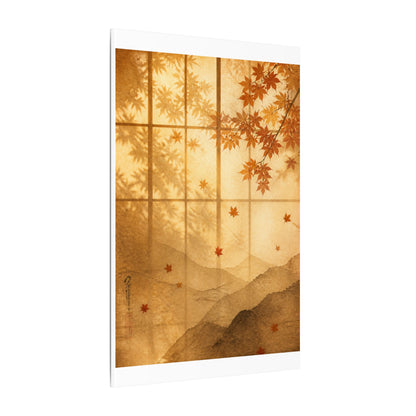 Shoji Screen Texture Canvas Art | Earthy Japandi Art