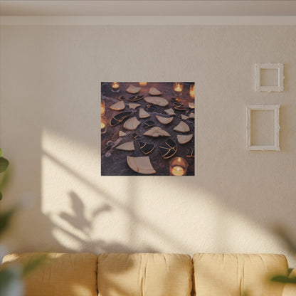 Winter Broken Pottery Broken Beauty Canvas Art | Beautiful Decor
