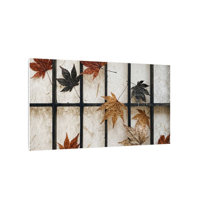 Japandi Shoji Screen in Overcast | Texture Canvas Art