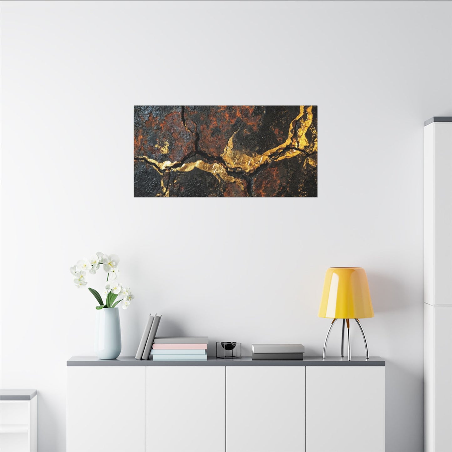 Kintsugi Broken Beauty Canvas Art